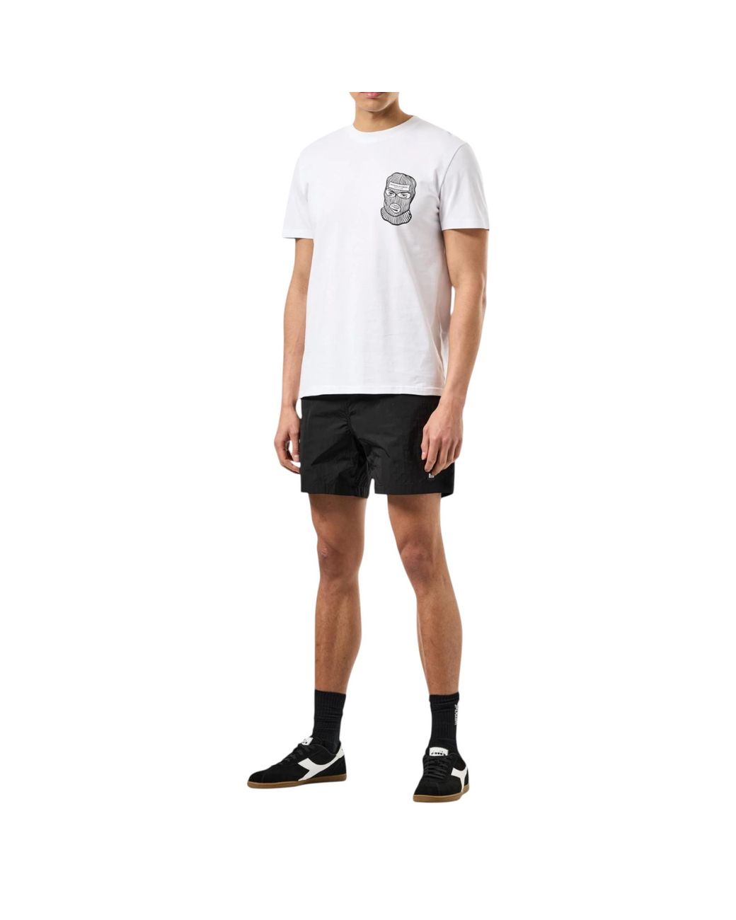 Weekend Offender White T Shirts Bali Crew Neck Summer Short Sleeve Casual Cotton for men