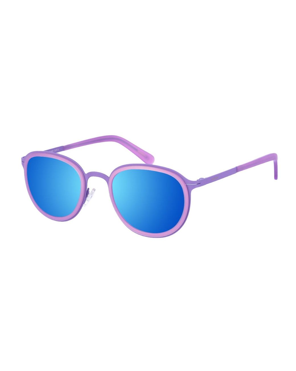 Kypers Blue Jossie Oval-Shaped Metal Sunglasses
