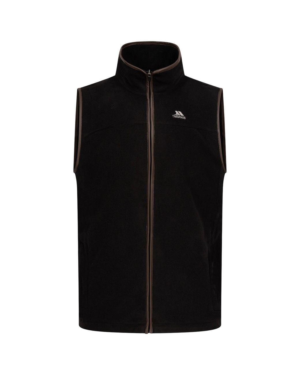 Trespass Black Bernary Fleece Gilet for men