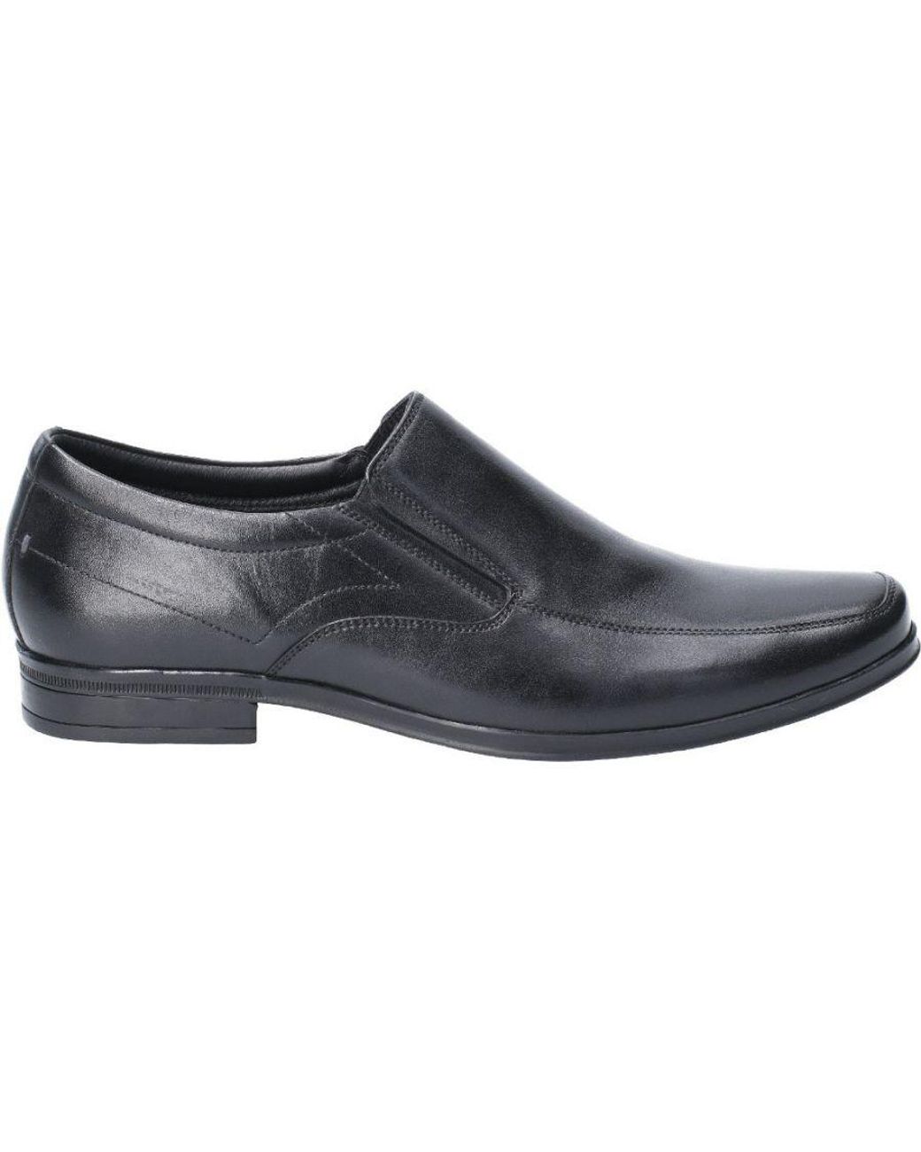 Hush Puppies Blue Billy Slip On Light Leather Loafer Shoes for men