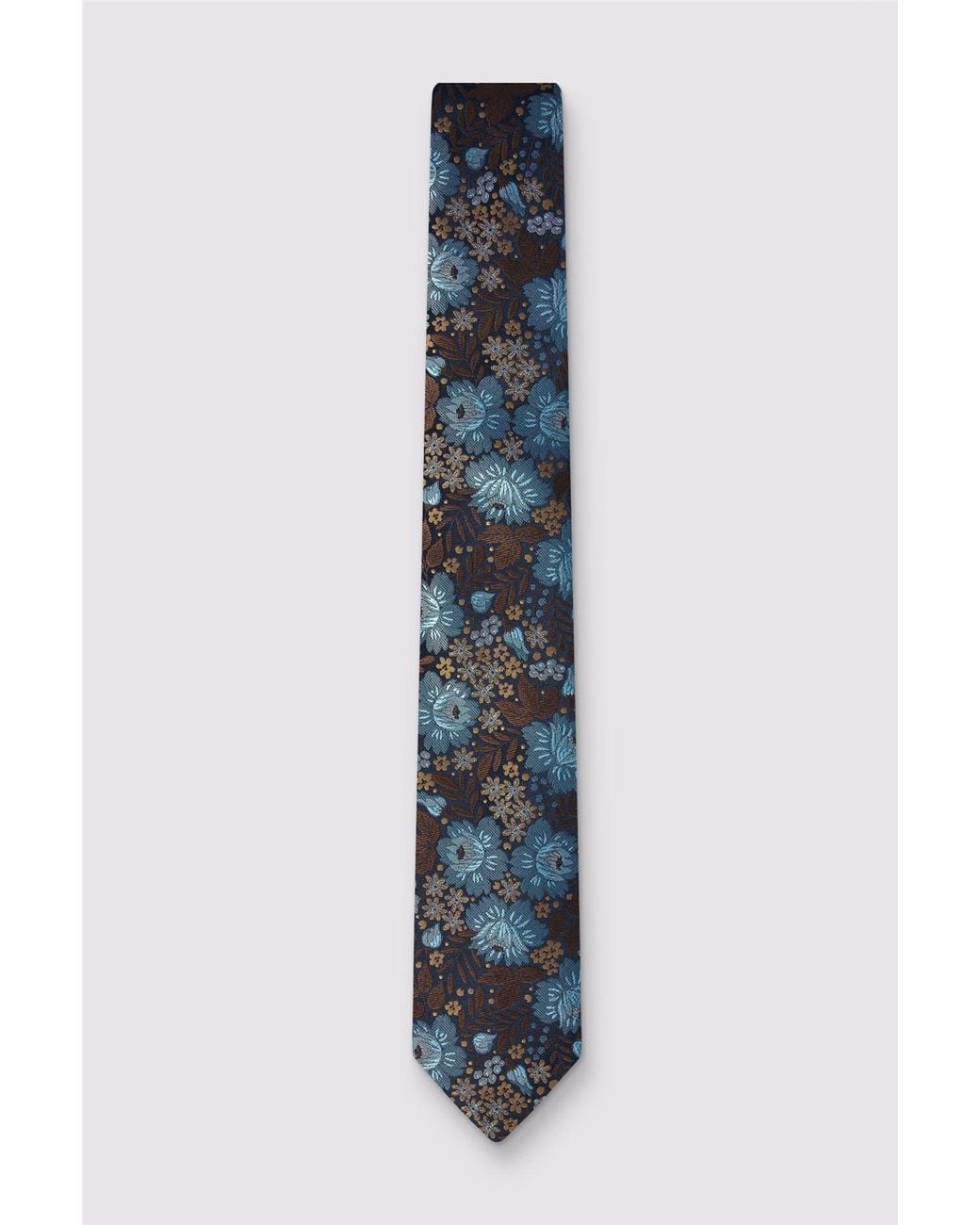 Antique Rogue Blue Floral Tie for men