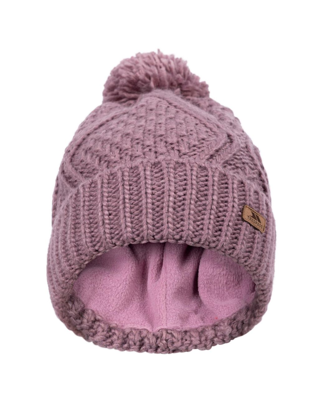 Trespass Purple Ladies Zyra Knitted Beanie (Rose Tone)