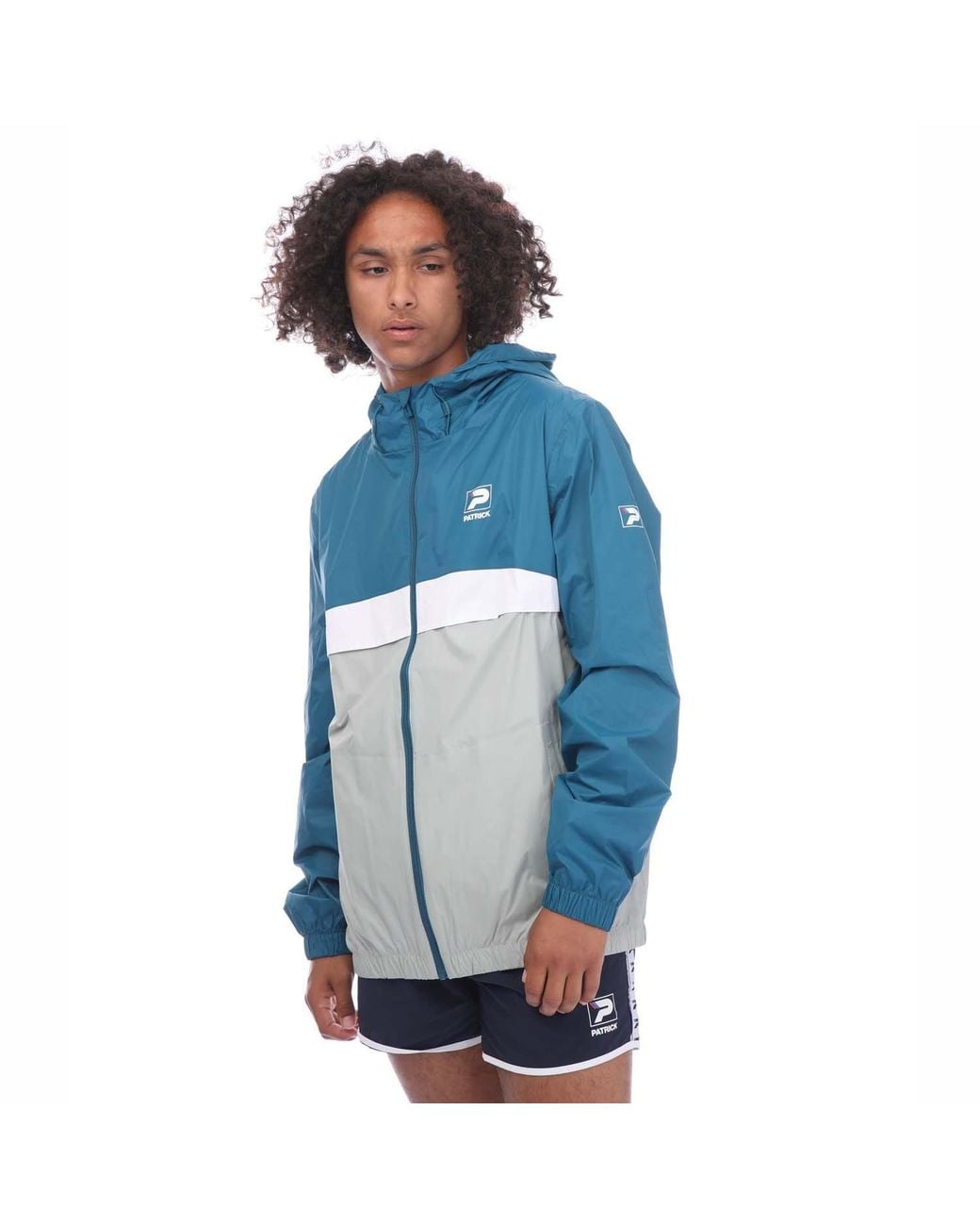 Patrick Blue Cagoule Windbreaker Jacket for men
