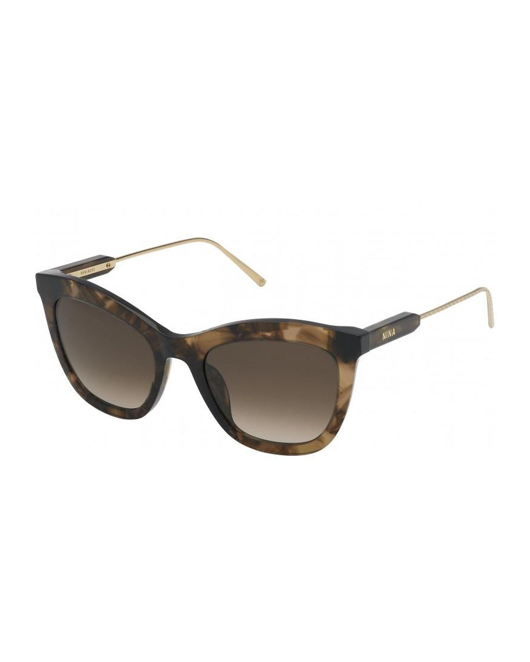 Nina Ricci Brown Snr300520Ggu Snr30052 52 0Ggu Sunglasses