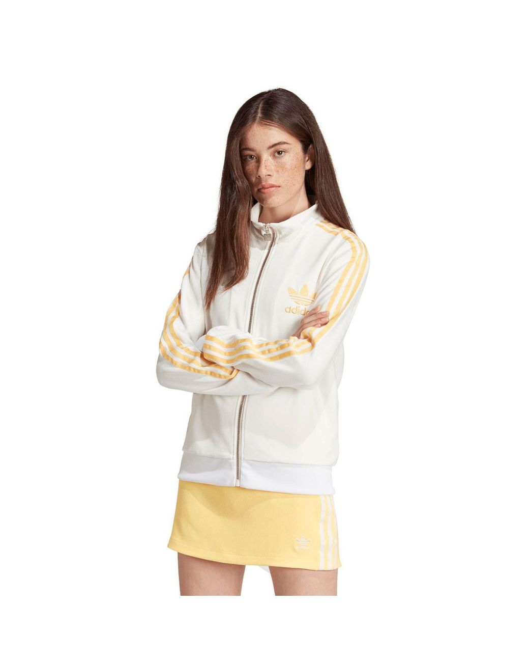Adidas Originals Natural Premium Crepe Track Top