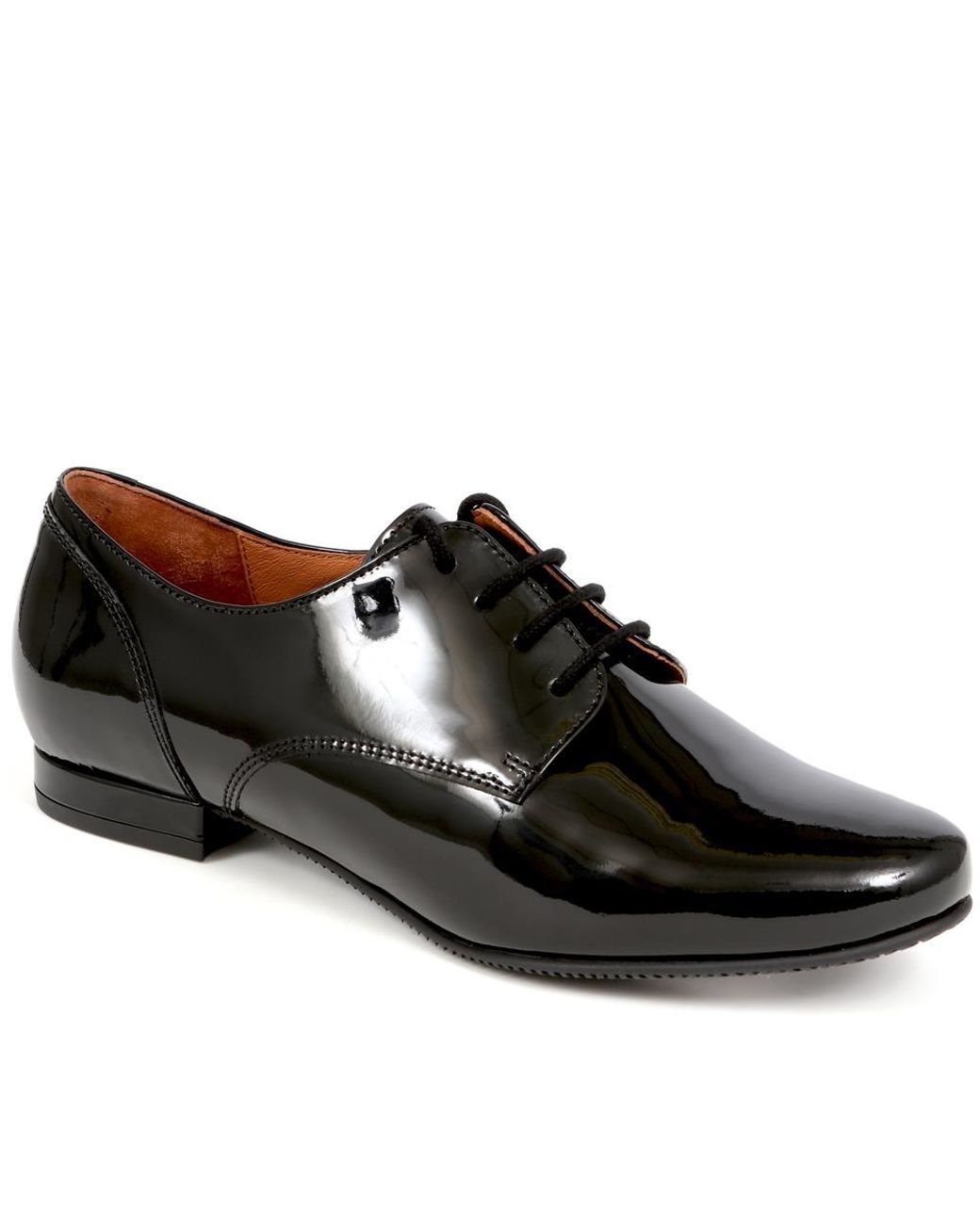 Jones Bootmaker Black Tanaya Leather Derby Shoes