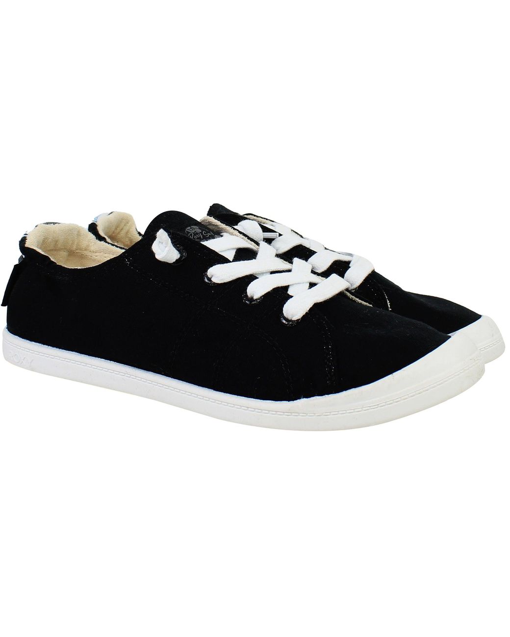 Roxy Black Rory Damen Plimsols