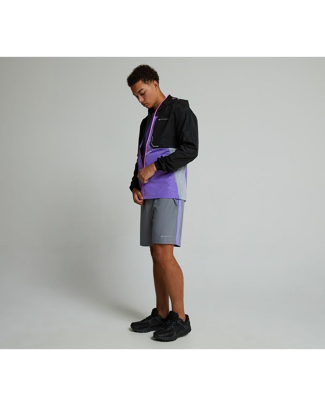 Monterrain Blue Lyder 3.0 Woven Running Short for men