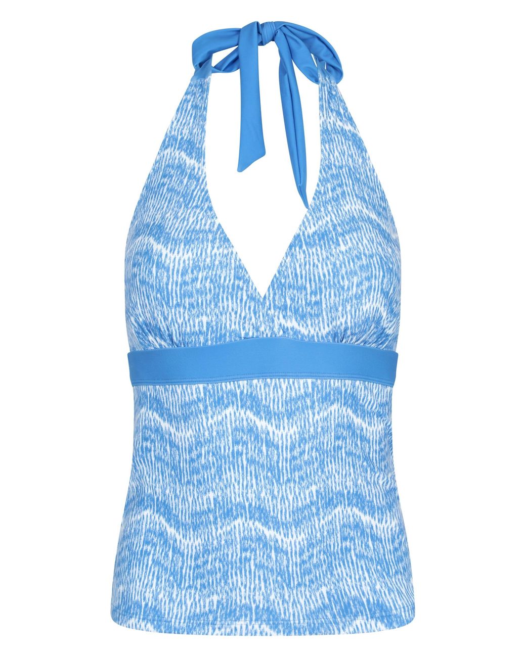Mountain Warehouse Blue 'Ocean Notion' Tankini Quick Drying Chlorine Resistant Swimwear