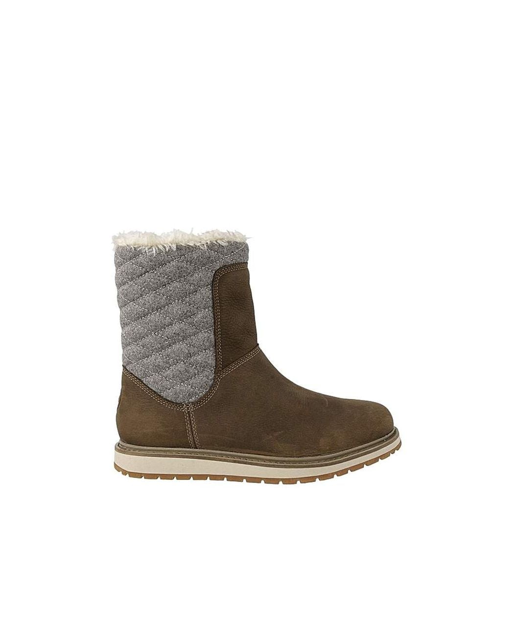 Helly Hansen Brown Seraphina Slip-On Nubuck Leather Boots 112 58.701 Leather (Archived)