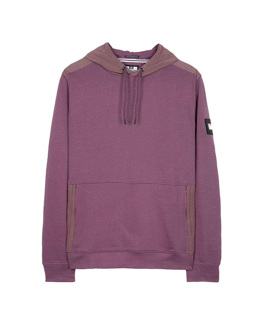 Weekend Offender Purple El Caminito Dark Grape Hoodie for men