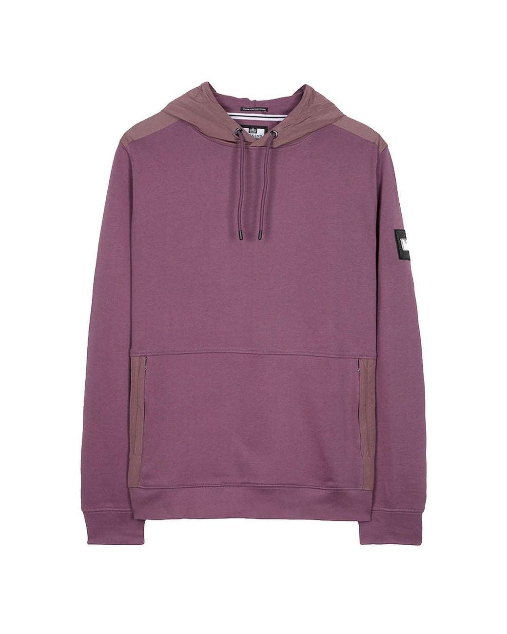 Weekend Offender Purple El Caminito Dark Grape Hoodie for men
