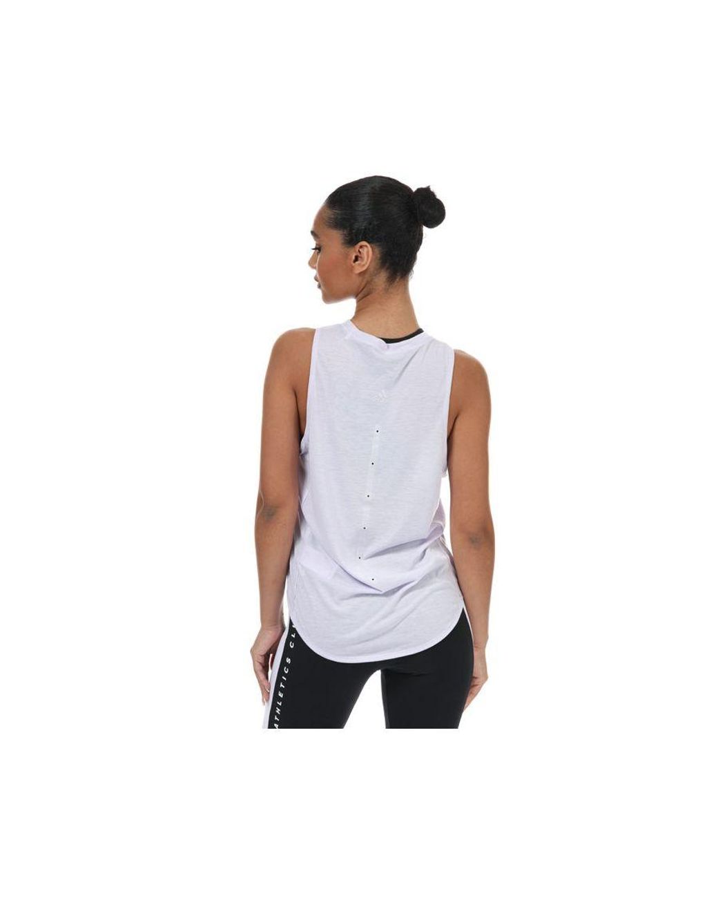 adidas S Adapt To Chaos Tank Top in White | Lyst UK