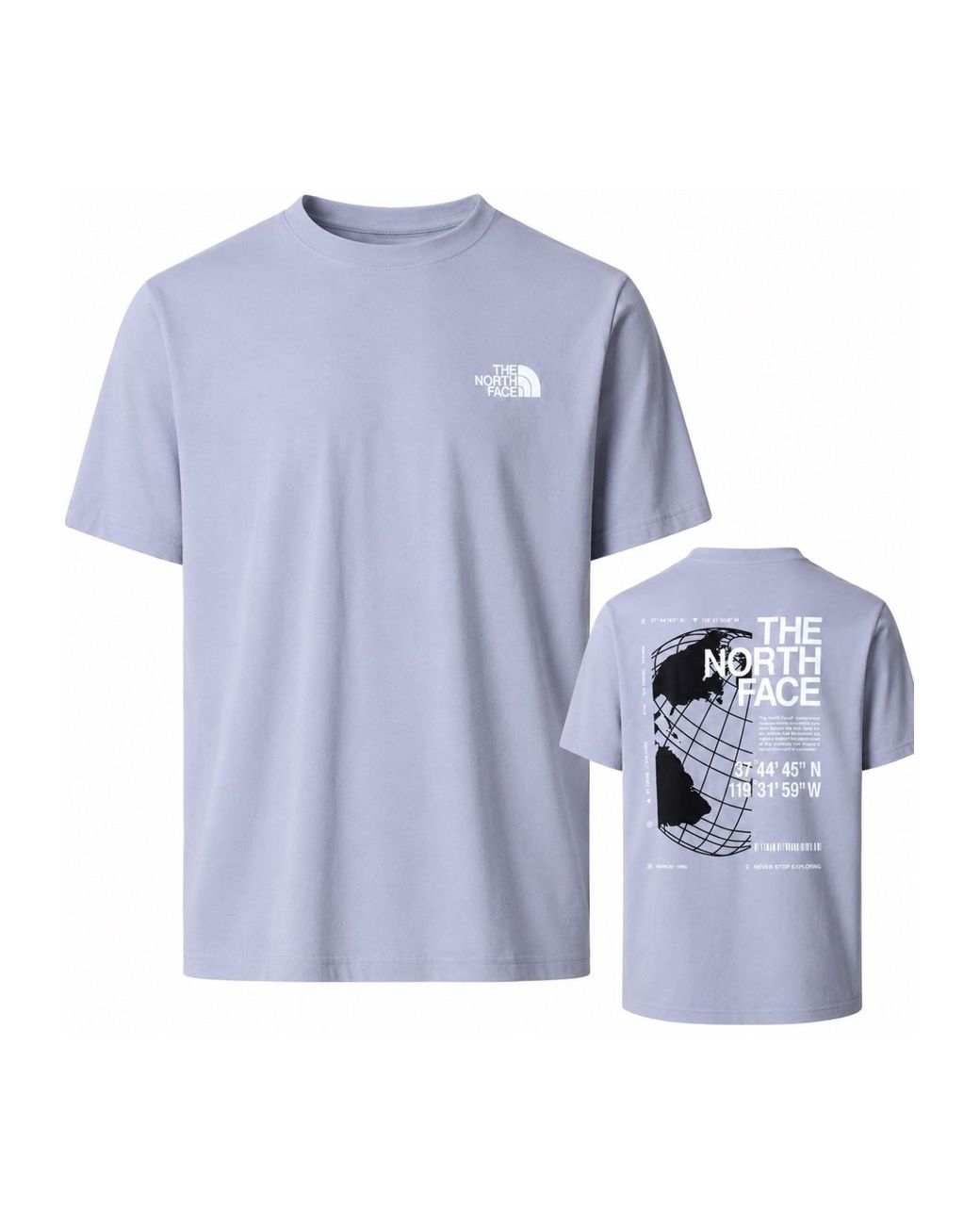 The North Face Blue Globe Reload Relaxed T Shirt for men