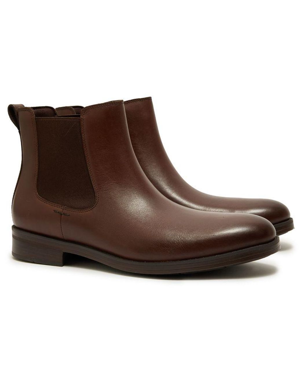 Cole Haan Brown Newmark Grand Chelsea Boots for men