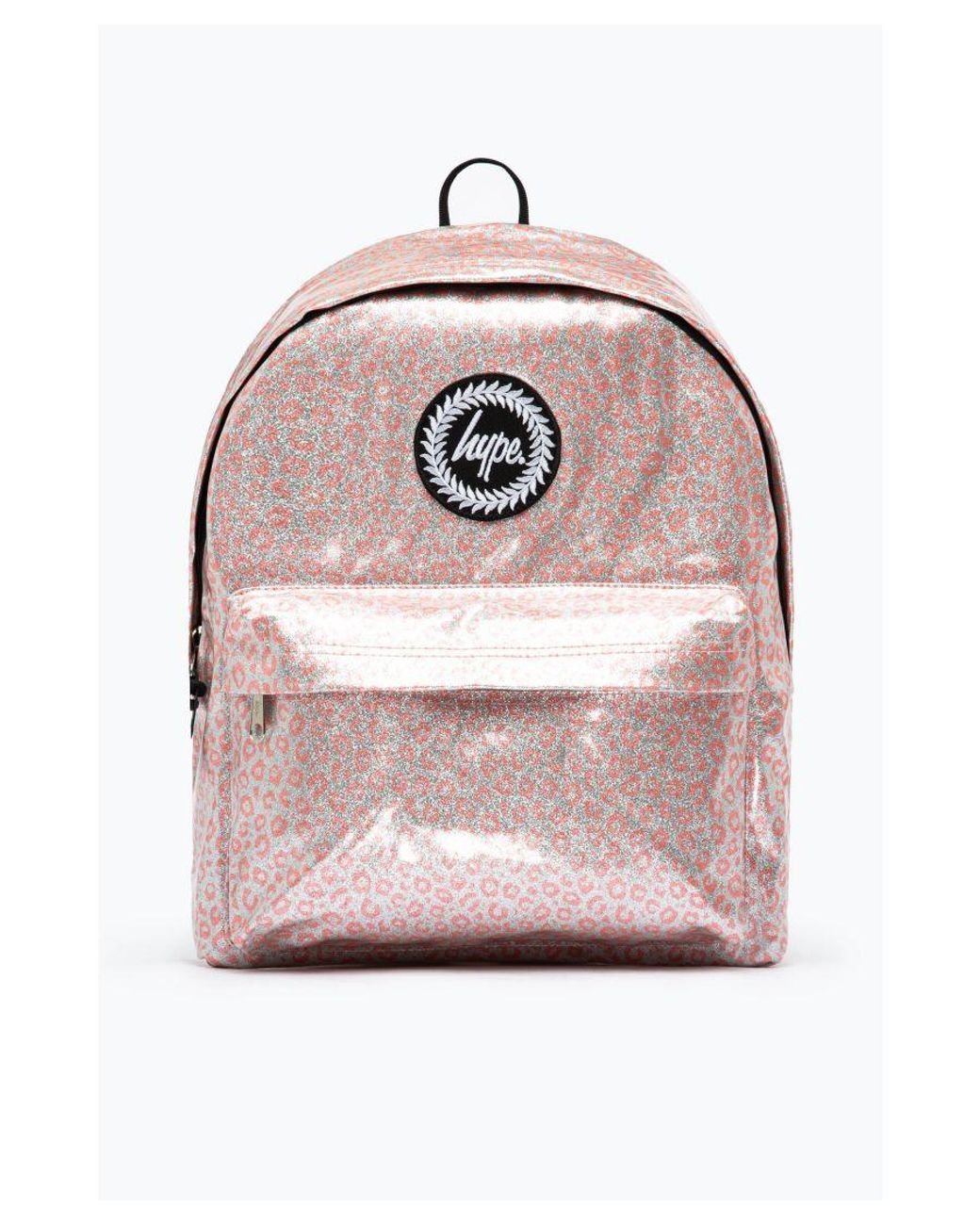 Hype Glitter Leopard Backpack in Pink Lyst UK