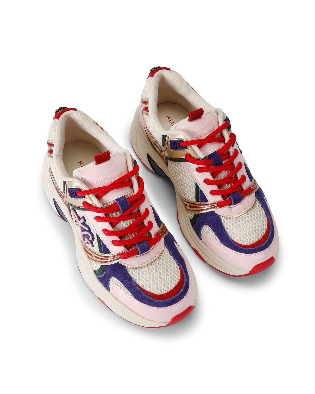 Kurt Geiger Pink Chunky Runner Sneakers