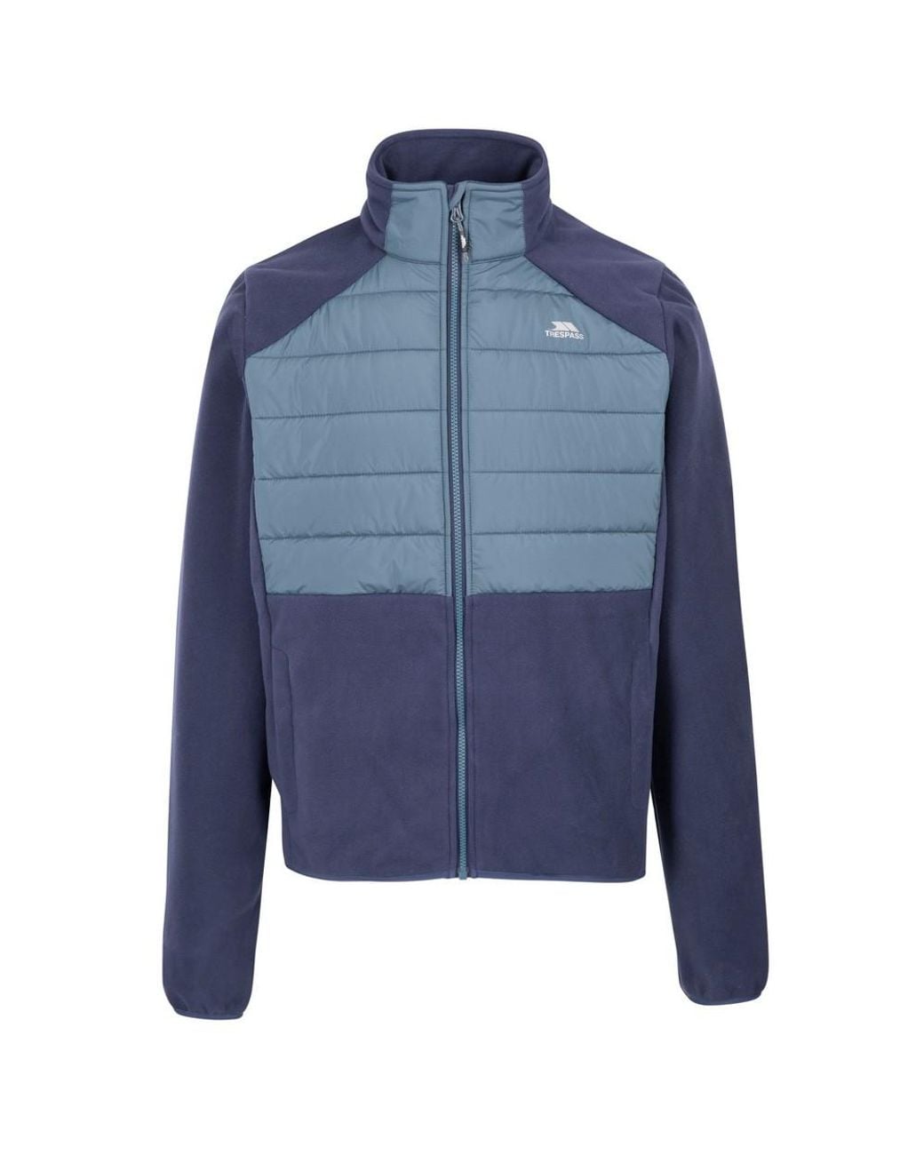 Trespass Blue Maguire Tp75 Fleece Jacket for men