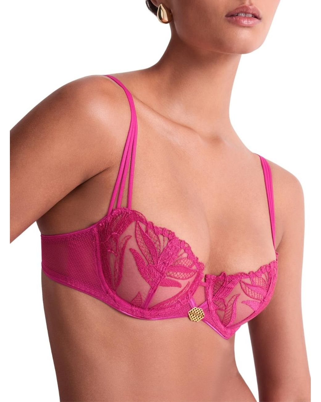 Aubade Pink Sweet Euphoria Half Cup Bra