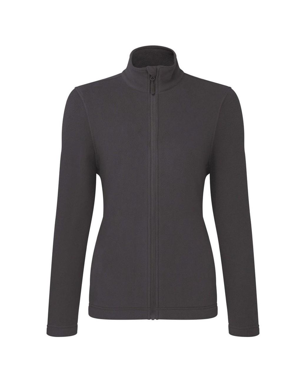 PREMIER Black Ladies Recyclight Full Zip Fleece Jacket (Dark)