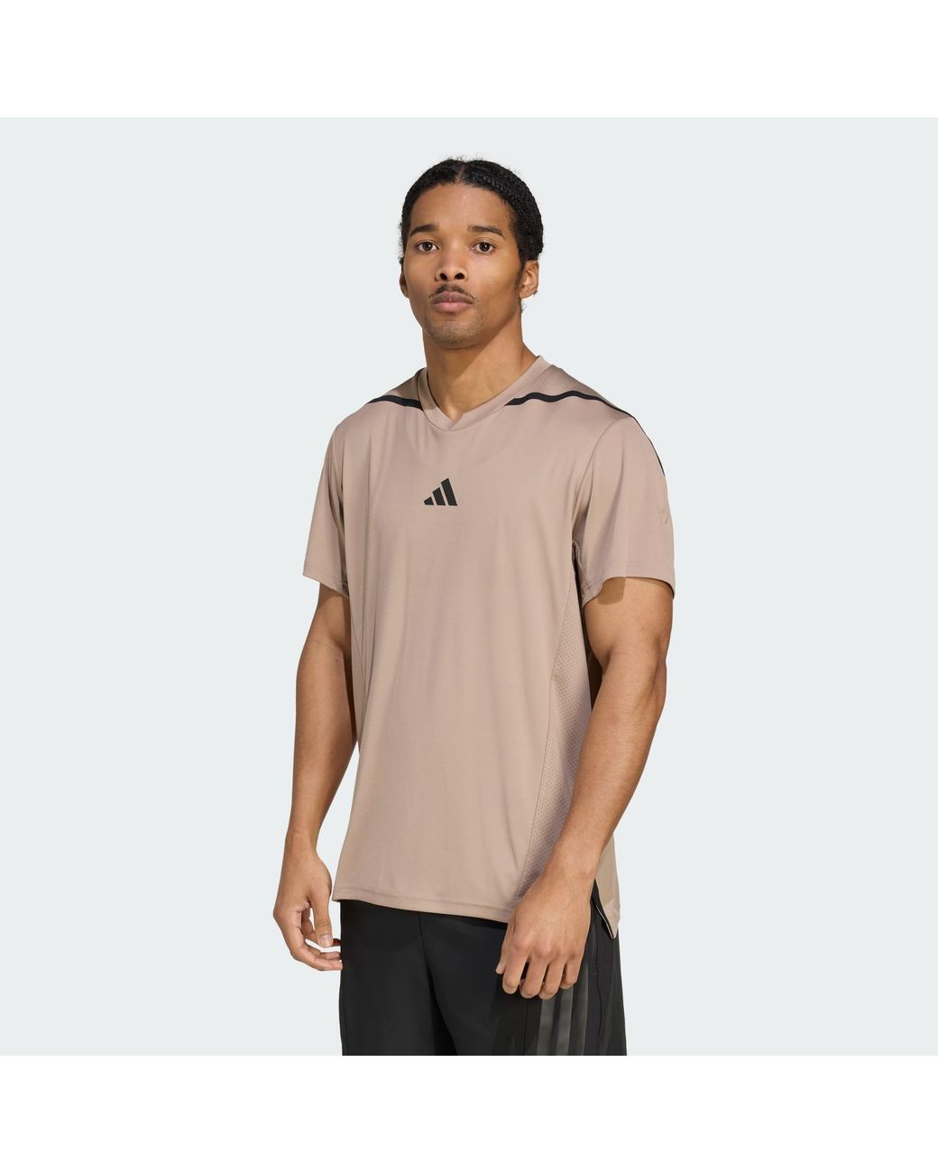 Adidas Natural Designed For Training Pro-Series Tee for men