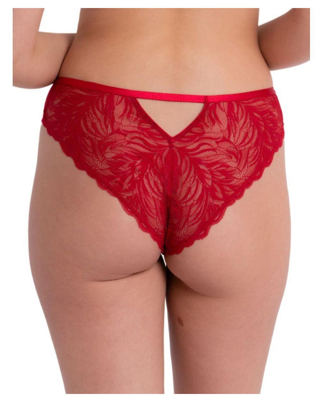 Curvy Kate Red Lace Daze Brazilian Brief