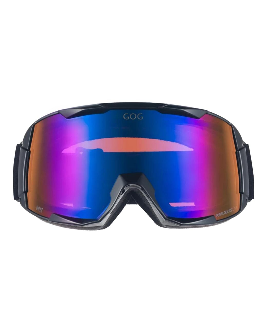 G.O.D Eyewear Blue Griz Uv400 Ski Snowboard Goggles With Anti-Fog Mirror Hydrophobic Double Lens
