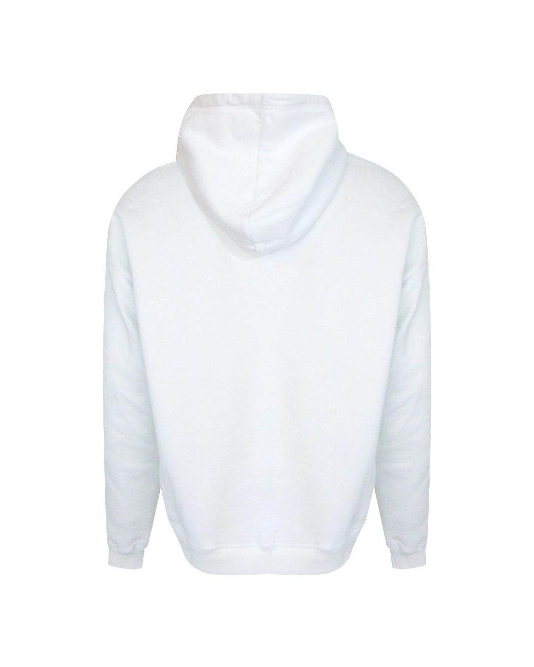 DSquared² White Graphic Print Hoodie Cotton for men