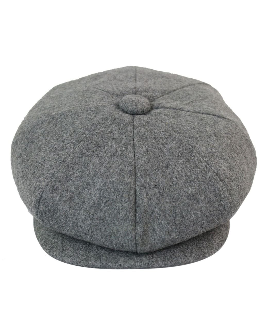 Infinity Leather Gray Peaky Blinders Newsboy 8 Panel Hat for men
