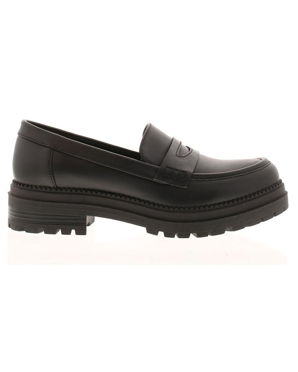 Apache Brown School Shoes Fancy Slip On