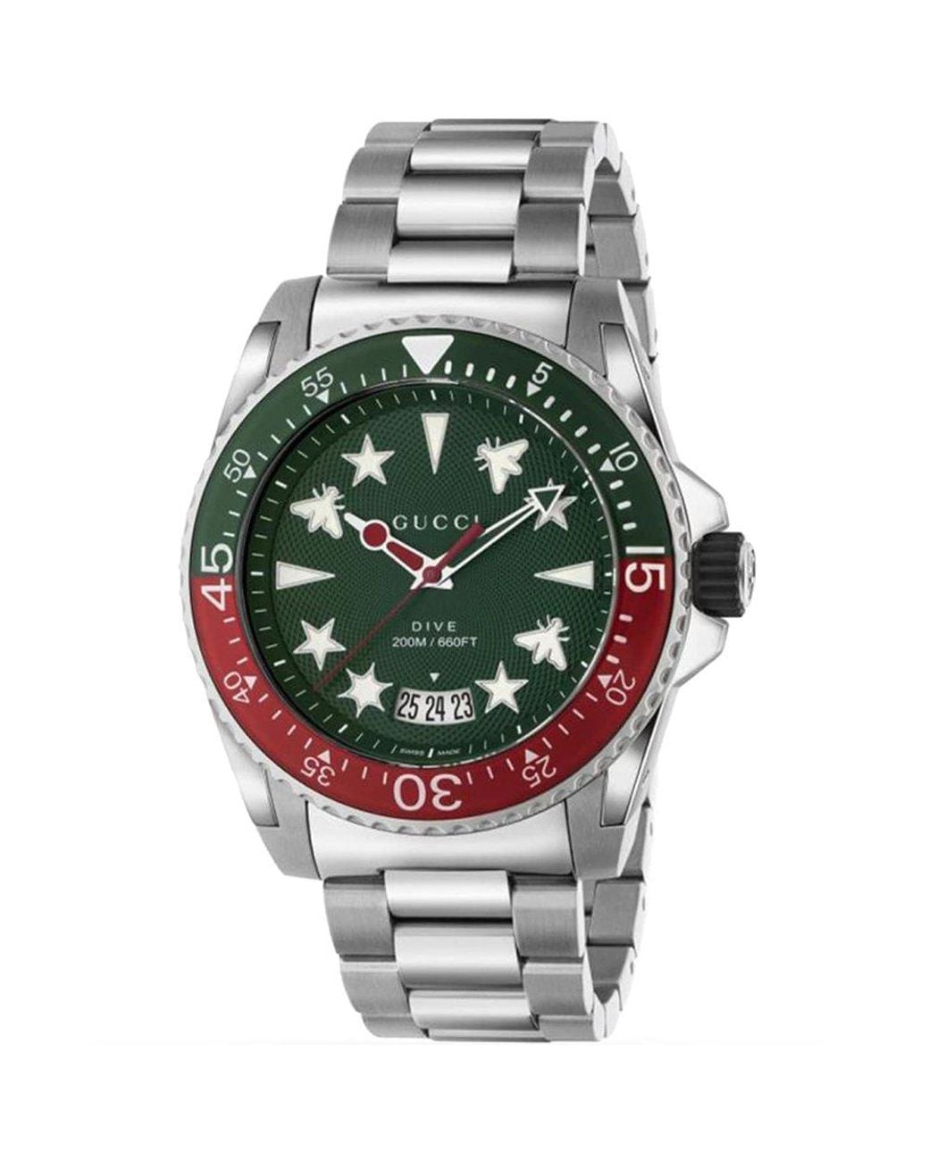 Gucci Metallic Ya136222 Dive Watch 45Mm for men