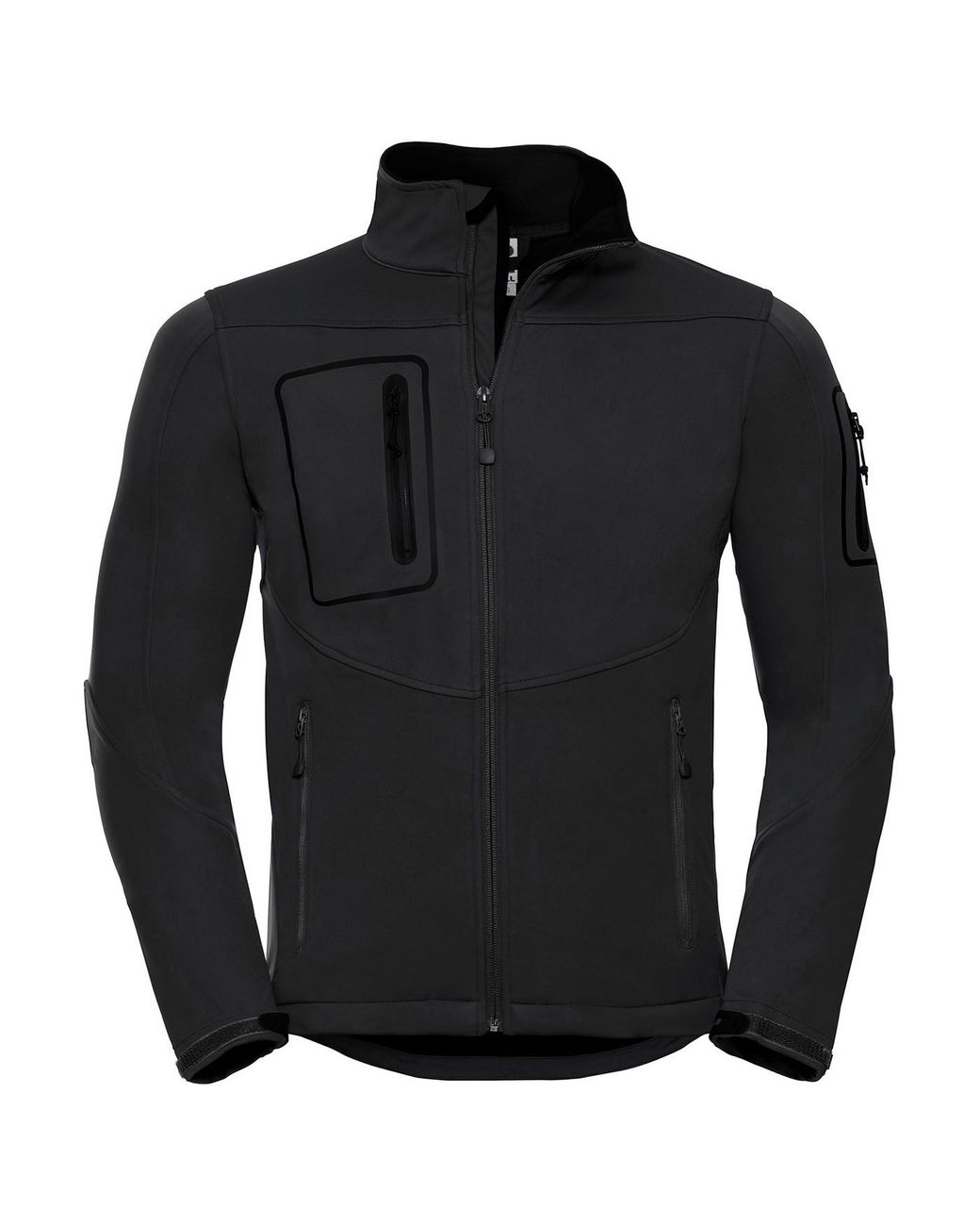 Russell Black Sports Soft Shell Jacket for men