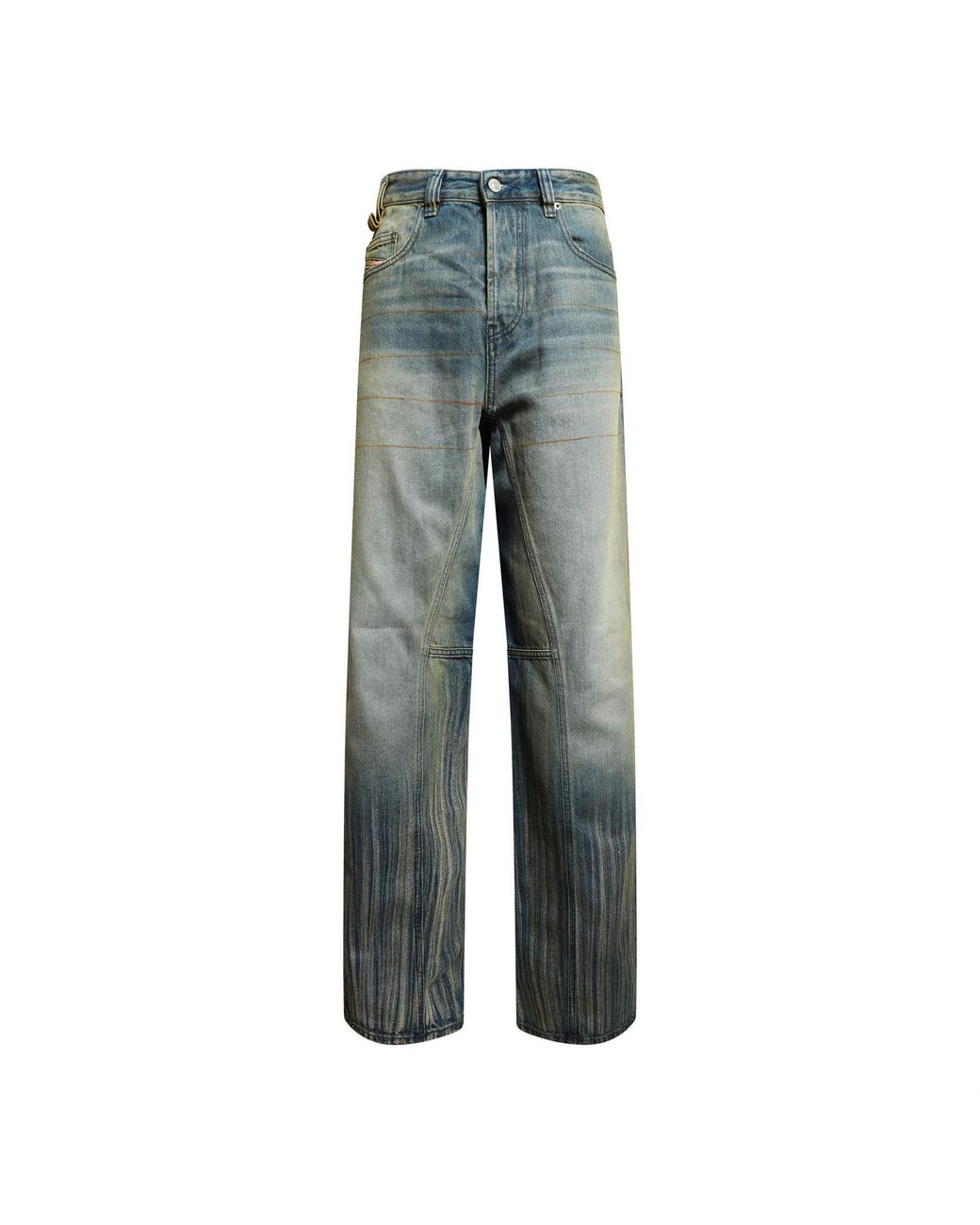 DIESEL Blue 2001 D Macro U Wide Leg Jeans for men
