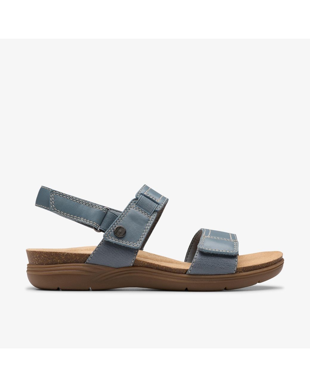 Clarks Blue April Clover Standard Fit