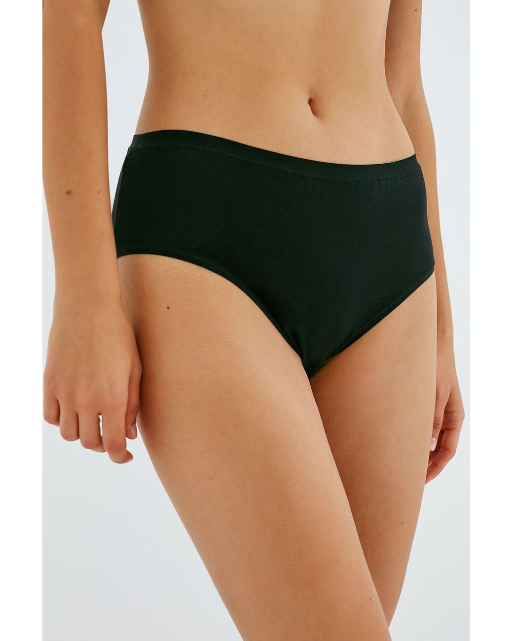 Penti Black High-Waist Cotton Hipster Brief