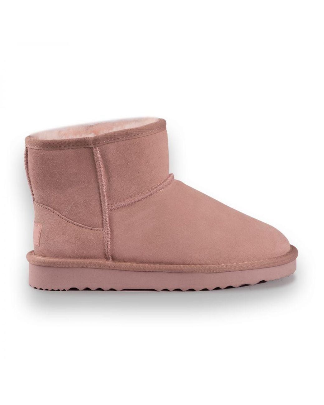 Aus Wooli Brown Australia Short Sheepskin Ankle Boot
