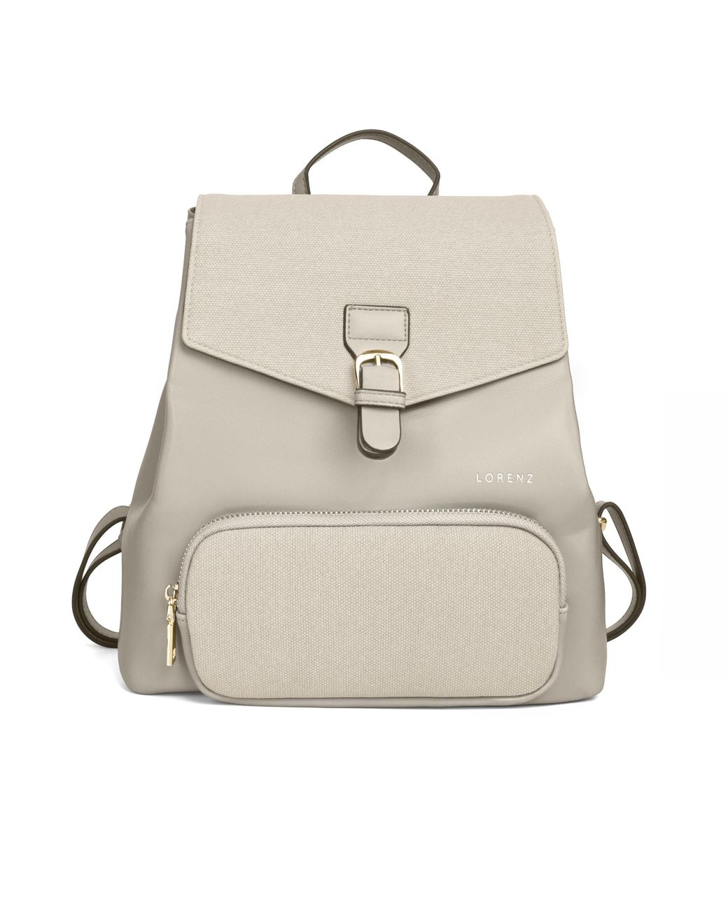 Woodland Leathers Natural Small Backpack, Stylish Work School Rucksack Bag