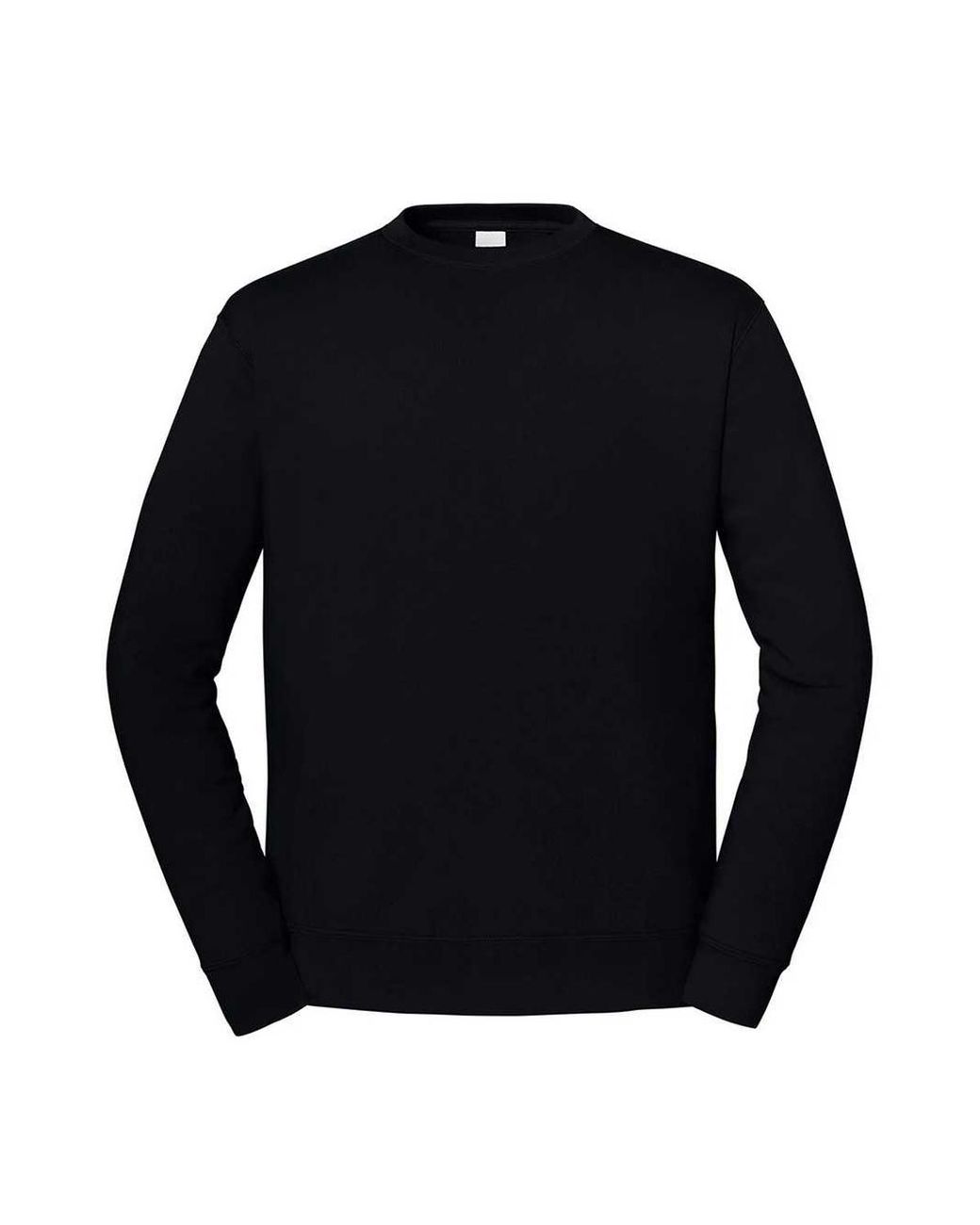 Fruit Of The Loom Black Iconic Premium Set-In Sweatshirt