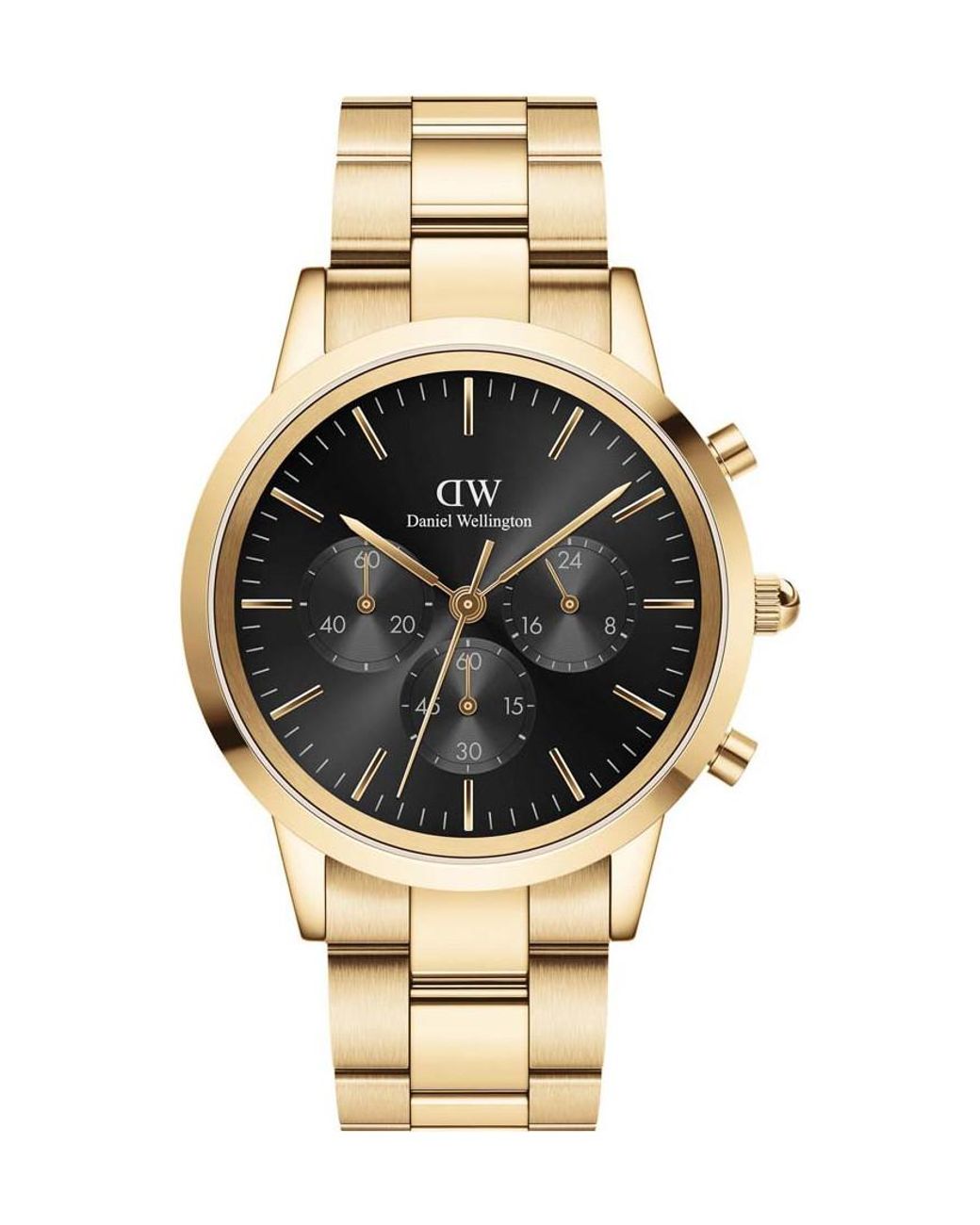 Daniel Wellington Metallic Dw00100641 Iconic Chronograph 42Mm Watch for men