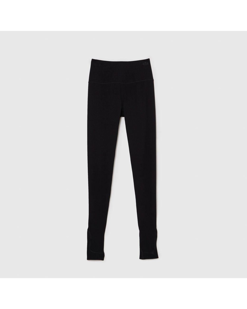 Lacoste Black Collapsible Stirrup Leggings