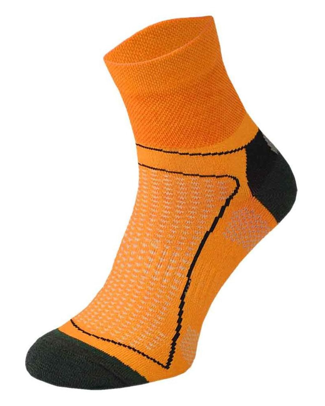 Comodo Orange High Vis Neon Cycling Socks For Bike for men