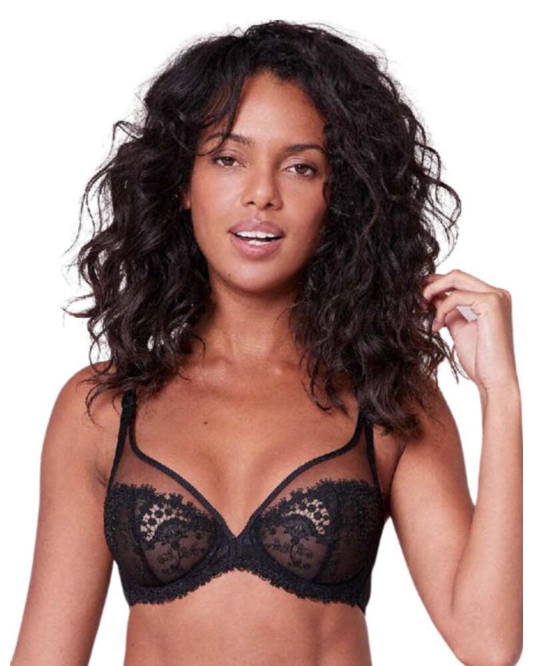 Simone Perele Black Wish Plunge Bra