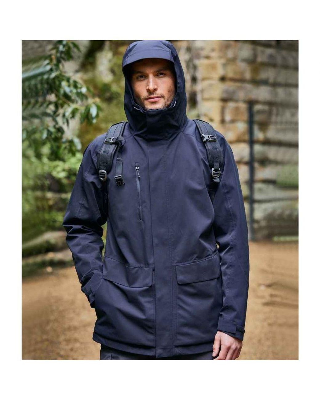 Craghoppers Blue Adult Pro Stretch Waterproof Jacket (Dark)