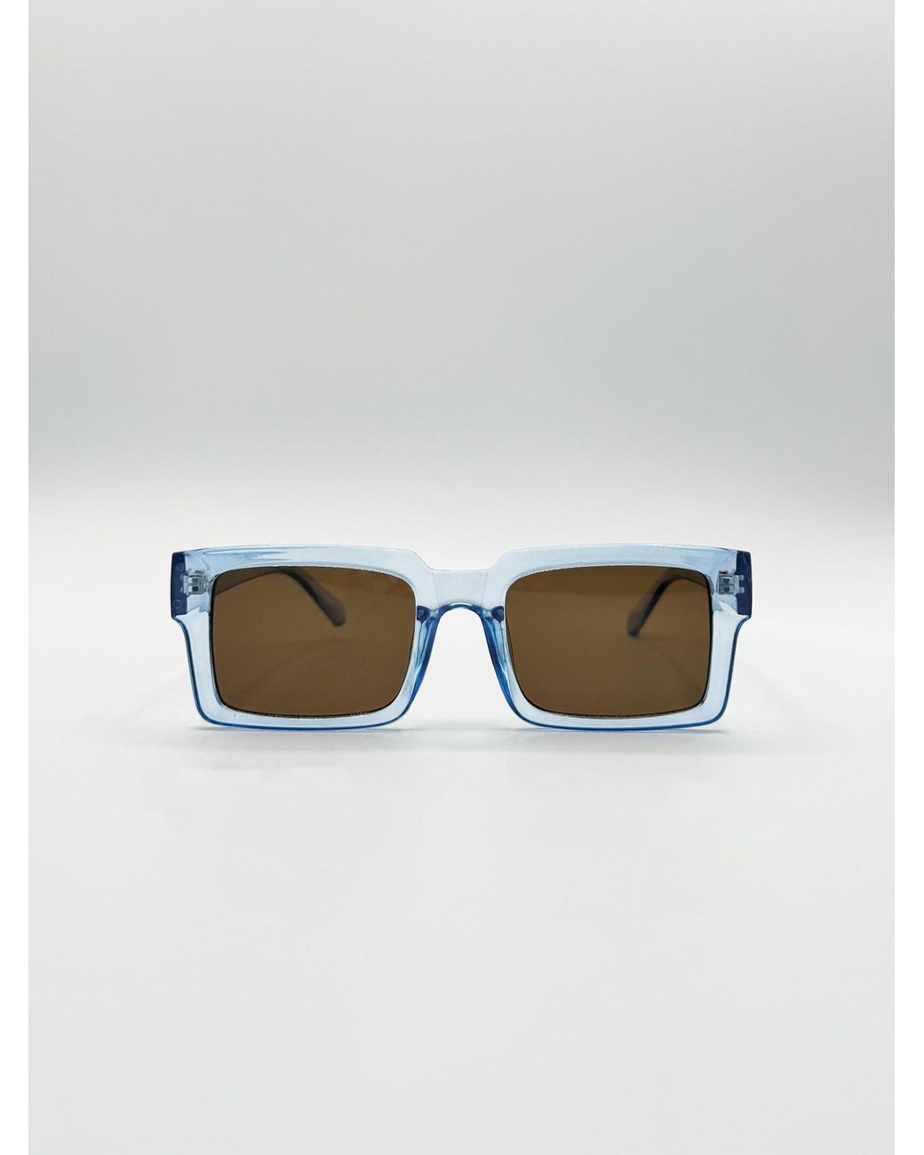 SVNX Gray Square Frame Sunglasses