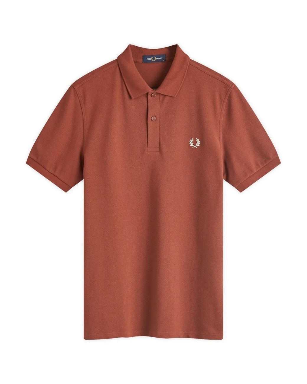 Fred Perry Red Classic Whisky Polo Shirt for men