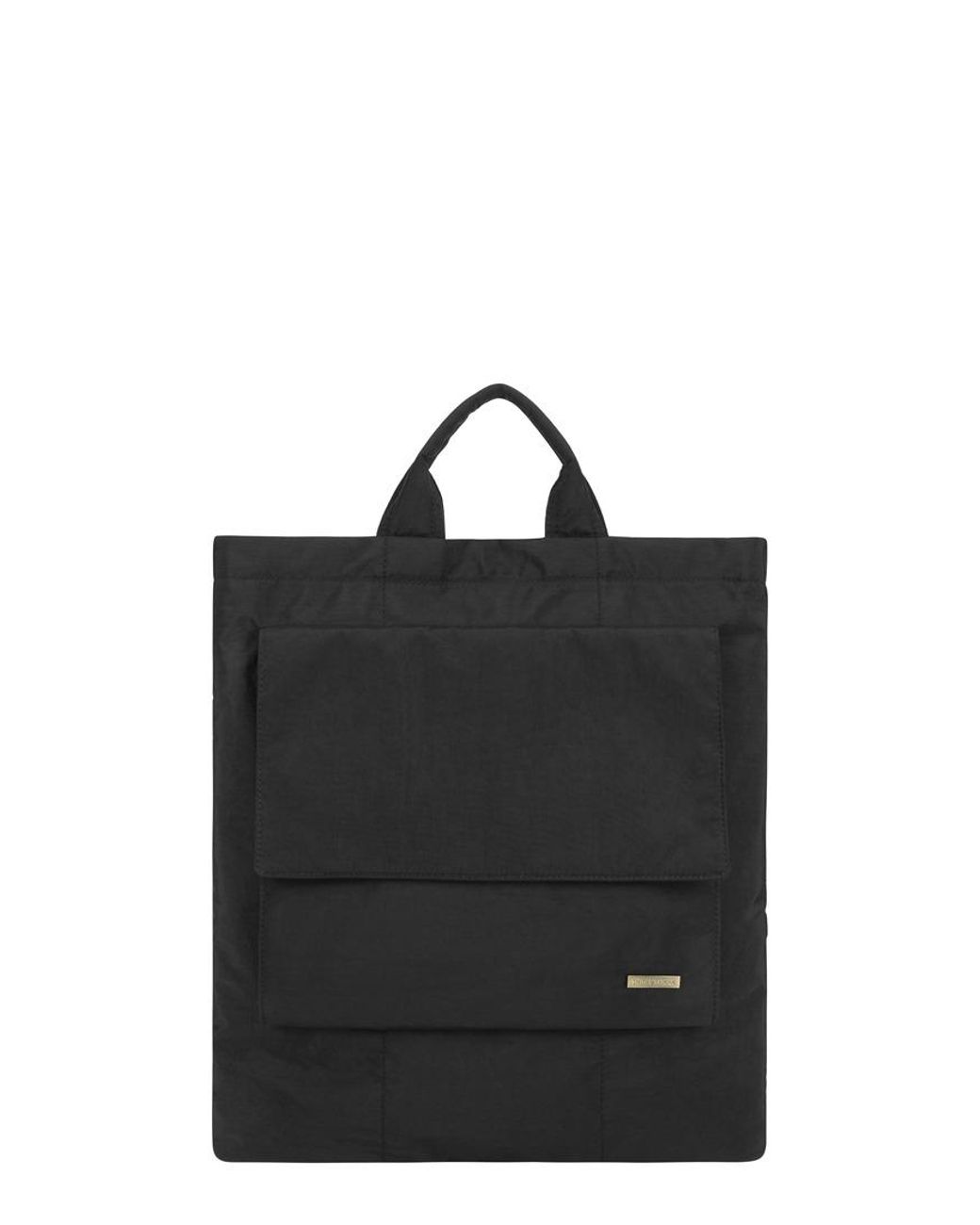 Smith & Canova Black Portrait Nylon Tote