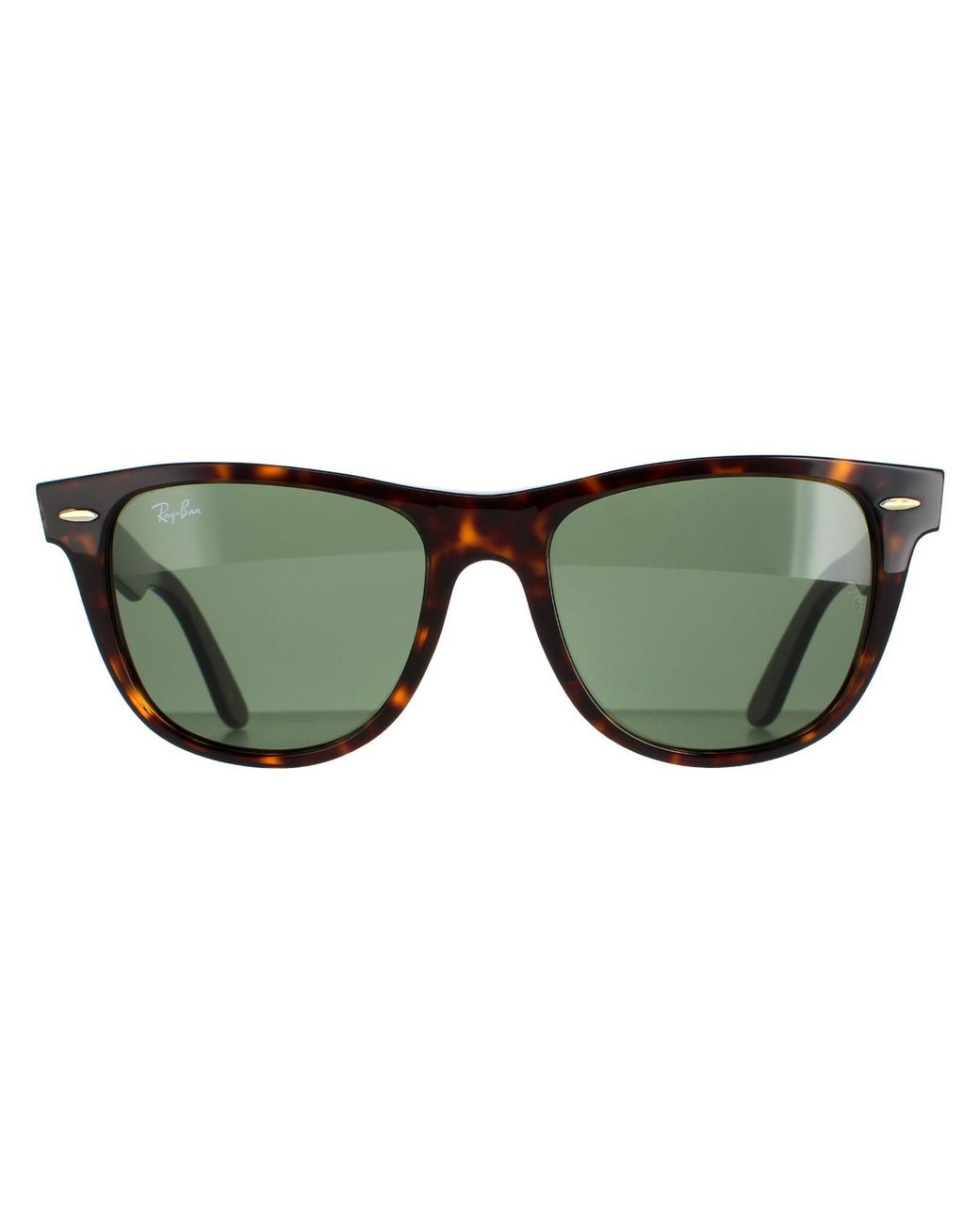 Ray-Ban Green Sunglasses Wayfarer 2140 902 Tortoise G-15 Large 54Mm