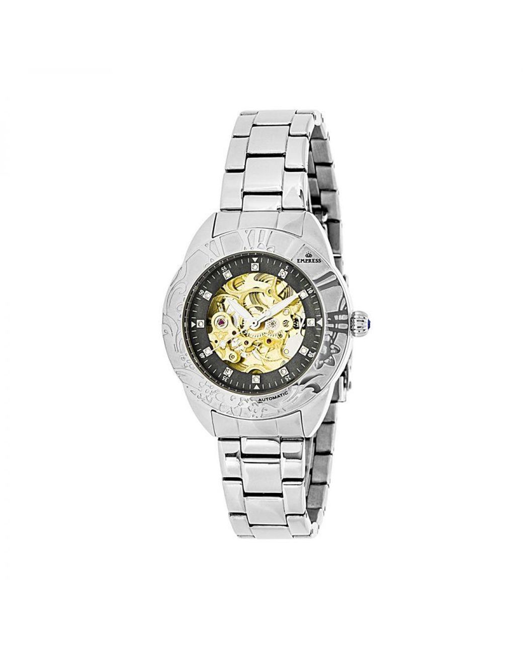 Empress Metallic Godiva Automatic Mop Bracelet Watch