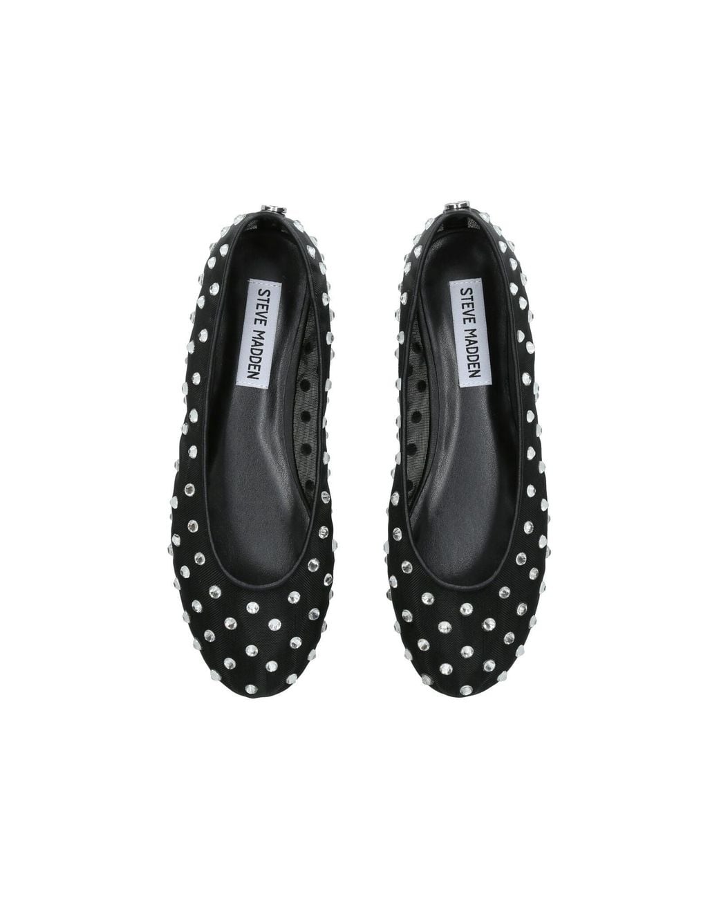 Steve Madden Black Viv 001 Ballet Flats