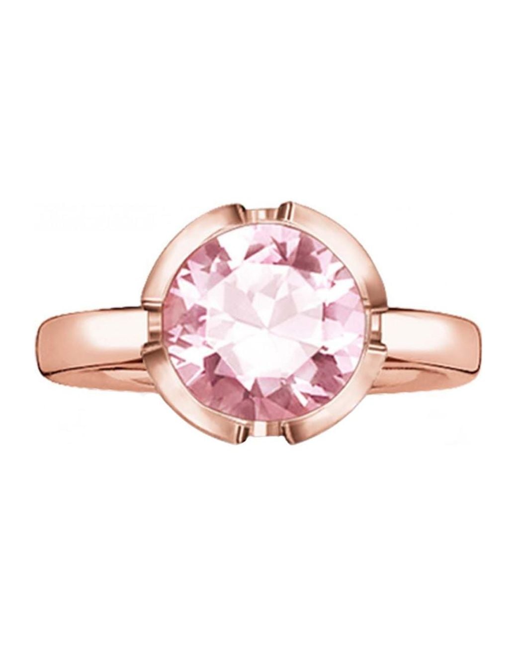 Thomas Sabo Pink Tr2036-540-9-52 Ladies Ring